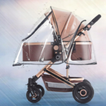 ESŐVÉDŐ FÓLIA BABAKOCSIHOZ, UNIVERZÁLIS, ABLAKOS, VÍZÁLLÓ - Image 6